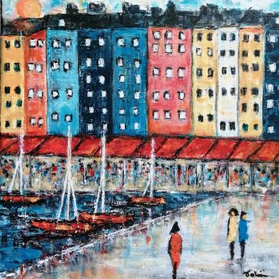 Anita Voloir Honfleur 30x30